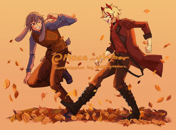 Autumn with Hemos🍂 by: Dita